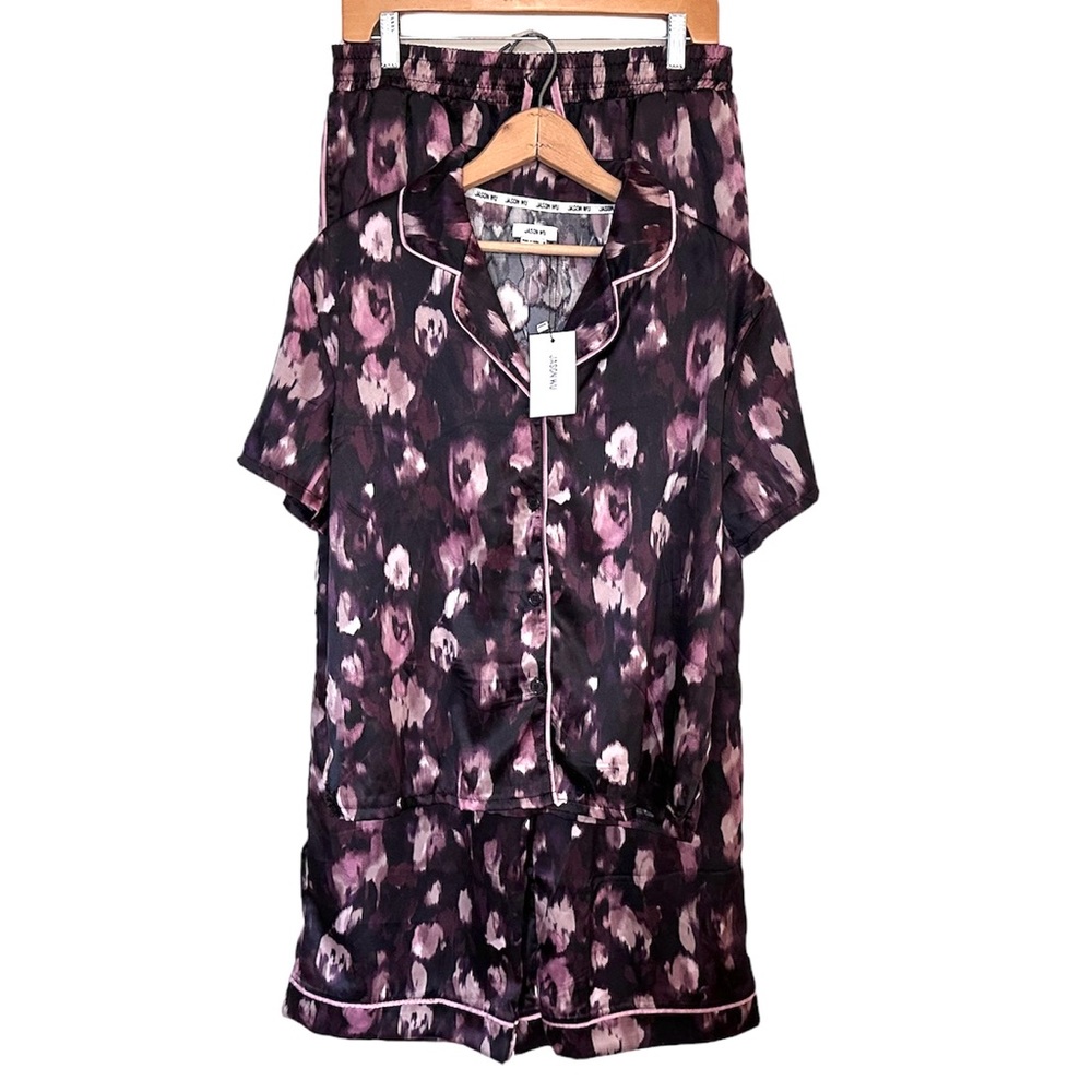 Jason Wu Pajamas 2 Pc Set Size Large Pants W/ Pockets & Short Slv NEW WITH TAGS